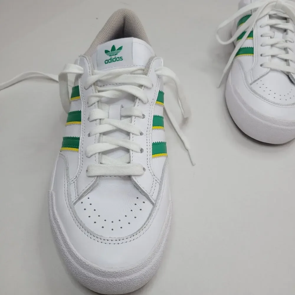 adidas Nora Sneakers IF2069 Cloud White Court Green Skate Yellow Men's Size 9 - Picture 10 of 10